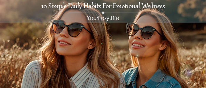 10 Simple Daily Habits For Emotional Wellness