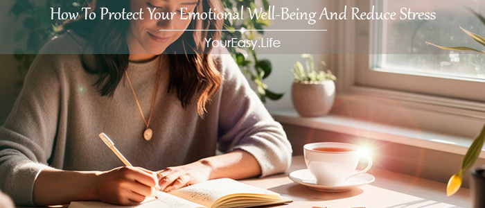 How To Protect Your Emotional Well-Being And Reduce Stress: 6 Simple Steps For A Peaceful Life