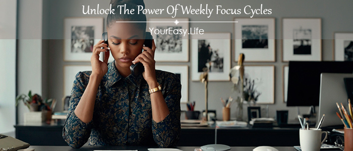 Unlock The Power Of Weekly Focus Cycles: The Secret To Achieving More With Less Stress